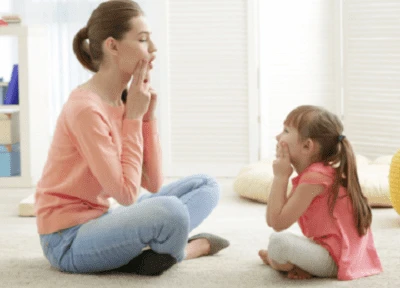 Using Imitation to Teach Speech