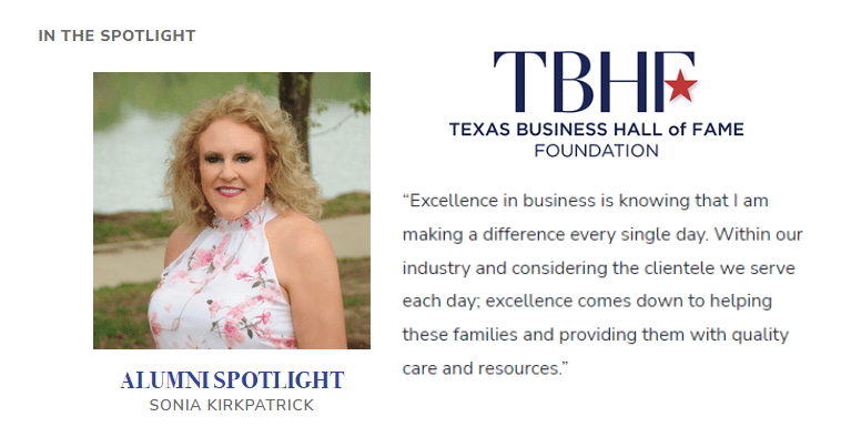 PediaPlex CEO Sonia Kirkpatrick Featured in Texas Business Hall of Fame